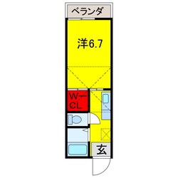 ハーモニーAの物件間取画像